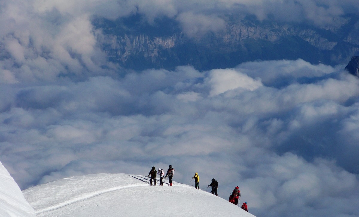 Mont Blanc - grań Bosses